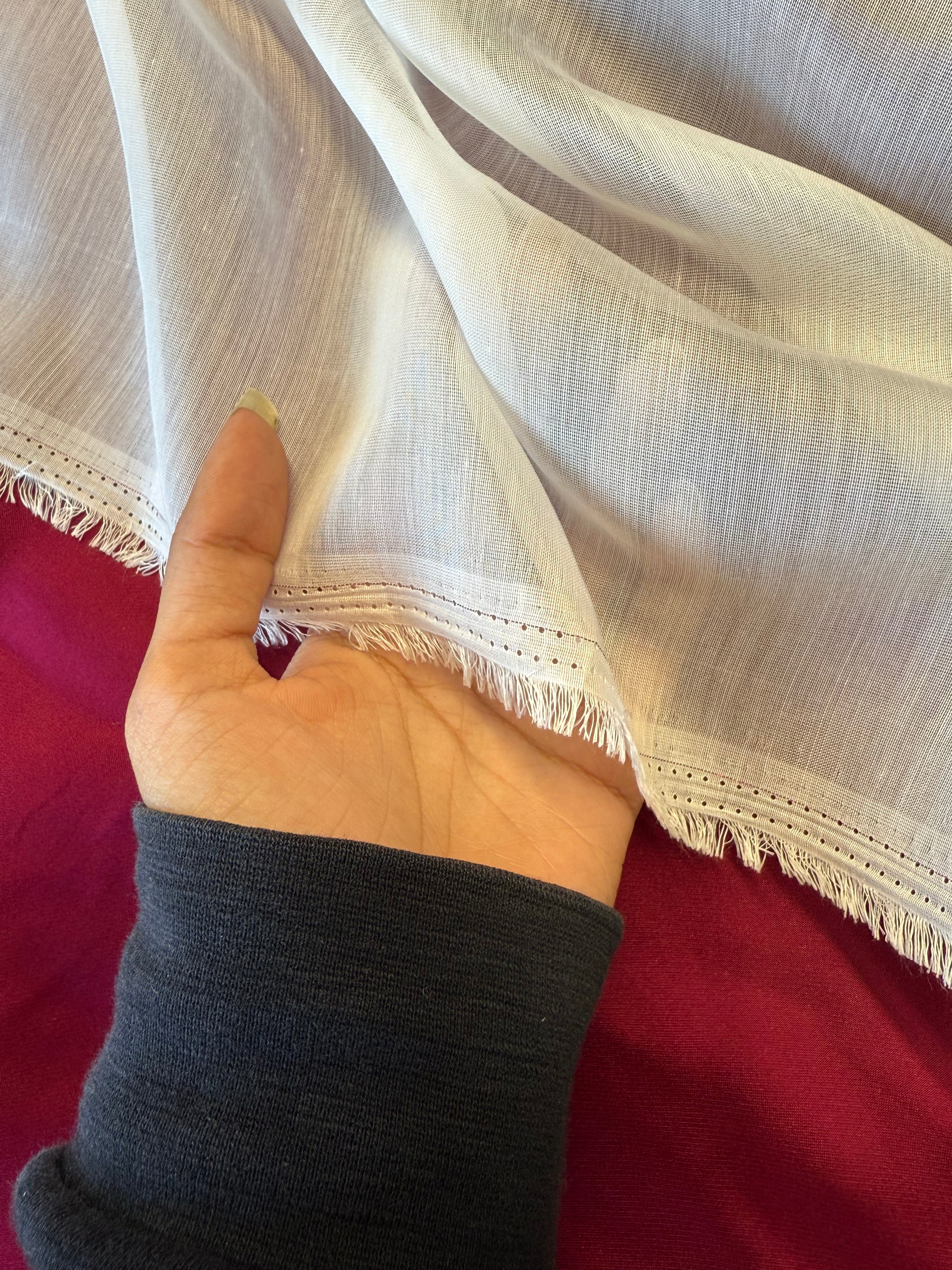 Dyeable  Bemberg MulMul( 36 Inches Width )