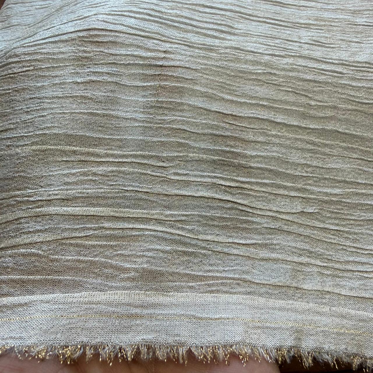 Dyeable French Crush Tissue available in 56 Inches Width