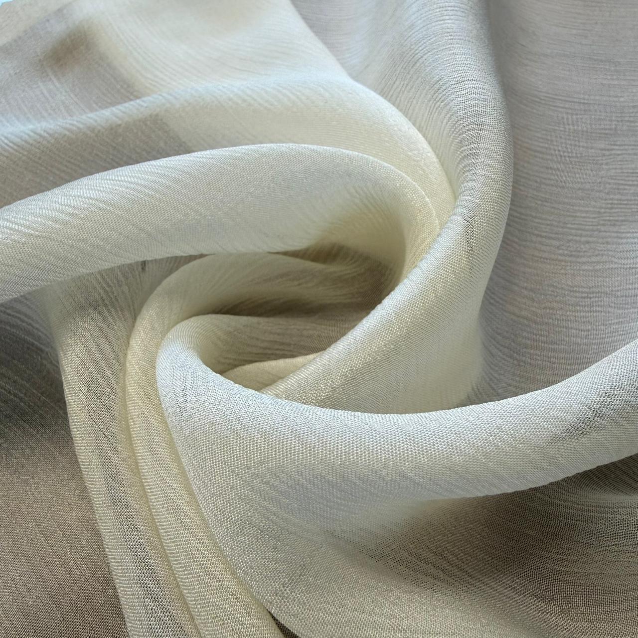 Dyeable Chinnon Chiffon (44 Inches Width )