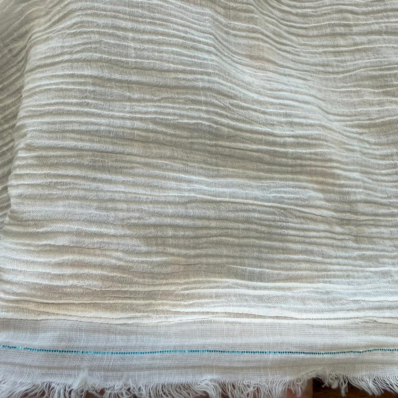 Dyeable Glass Crush Chanderi ( 44 Inches Width )