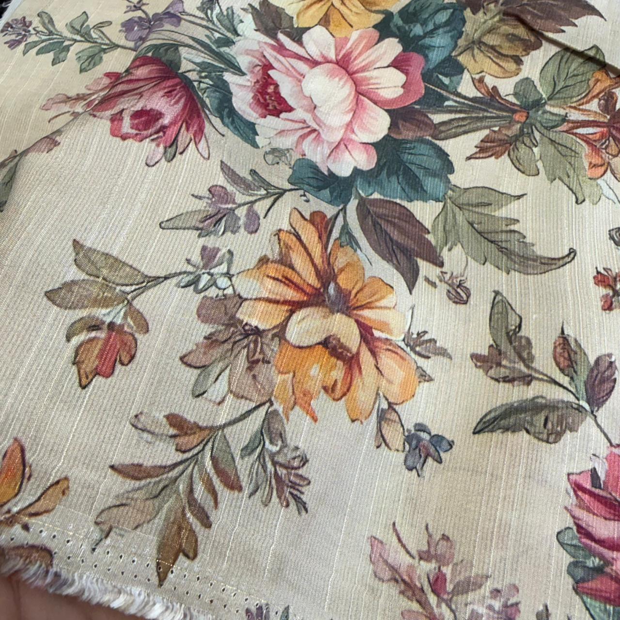 Printed Kosa Silk available in 44" width