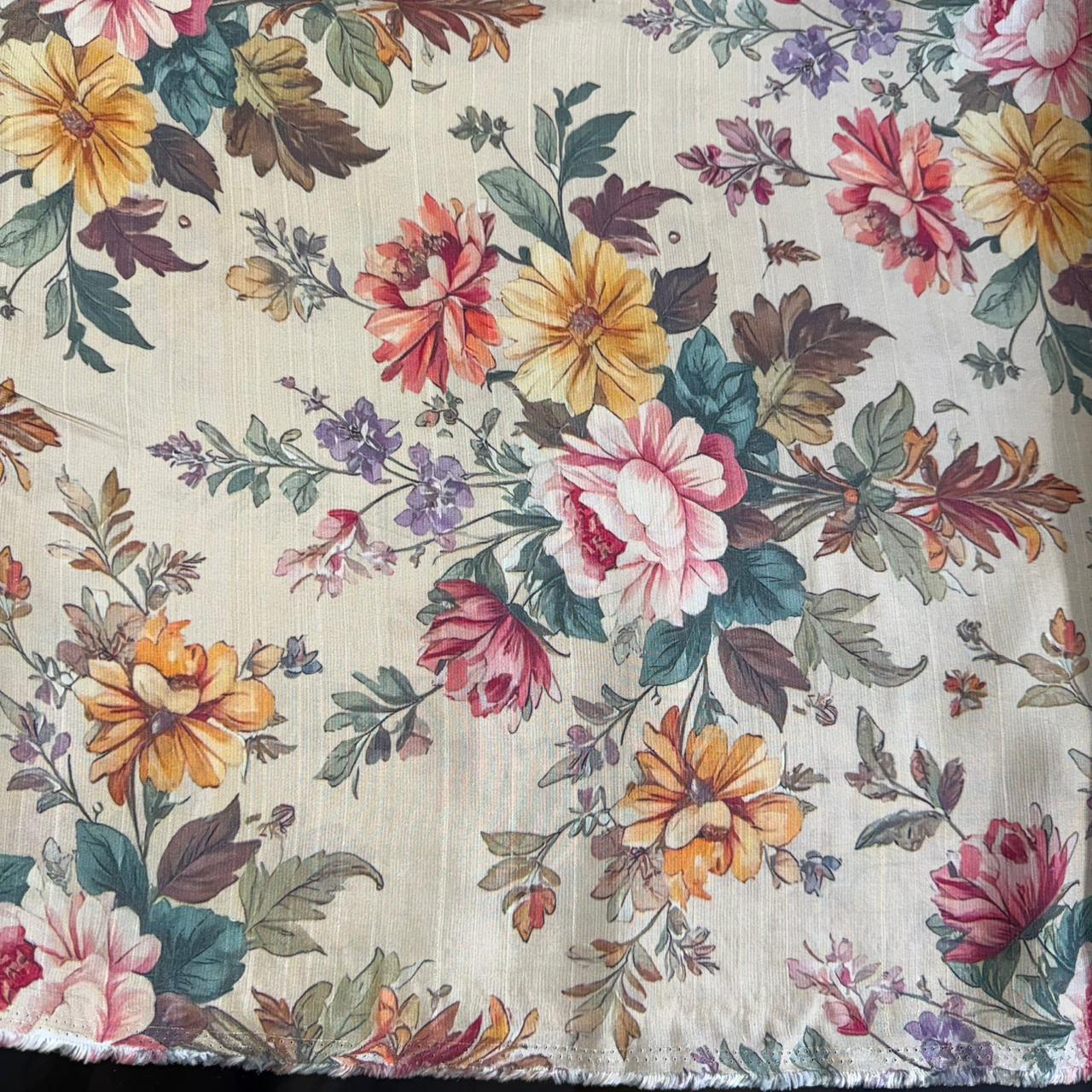 Printed Kosa Silk available in 44" width