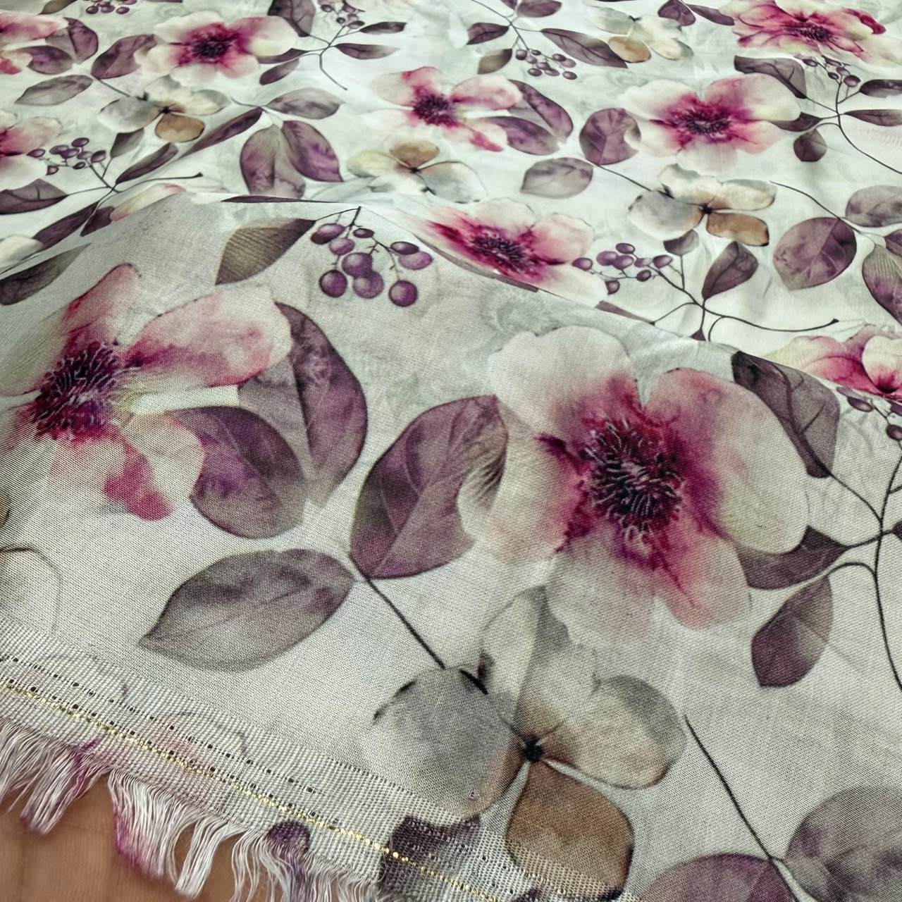Printed Modal Satin available in 44" width