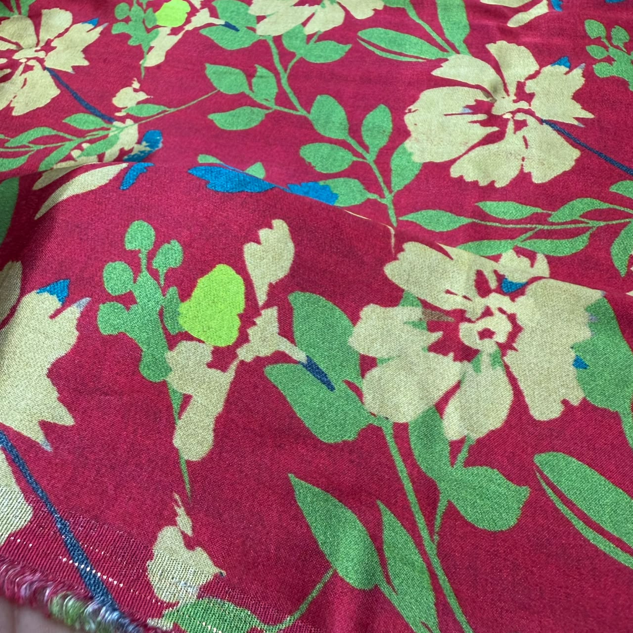 Printed Gajji Silk available in 44" width