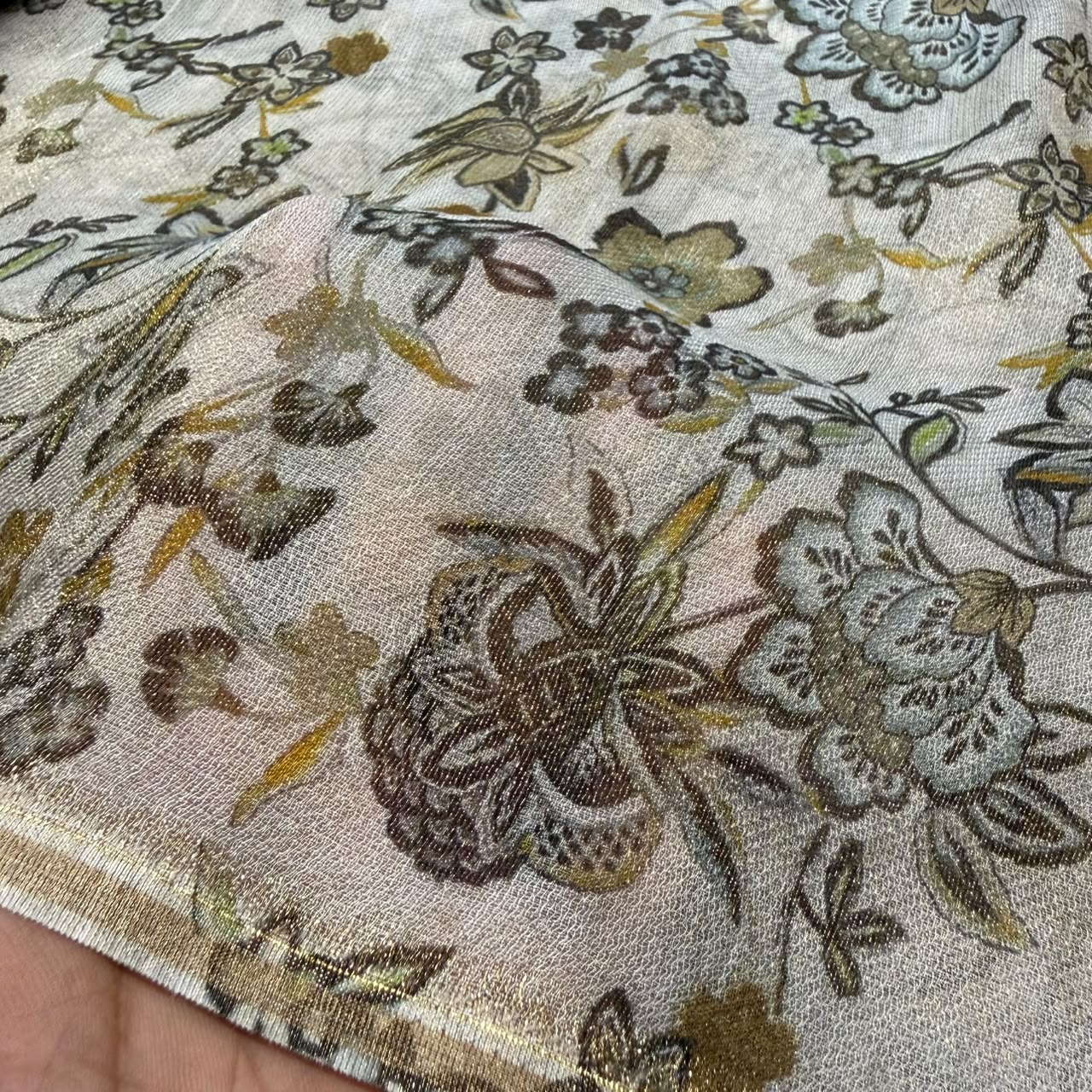 Printed Zul tissue Dupatta available in 36" width