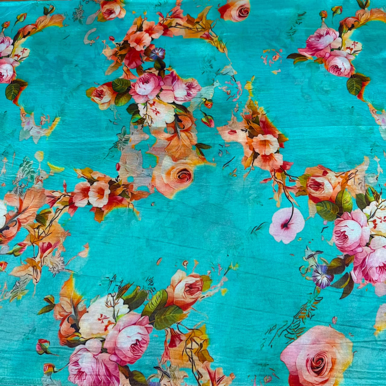 Printed Bemberg Russian available in 44" width