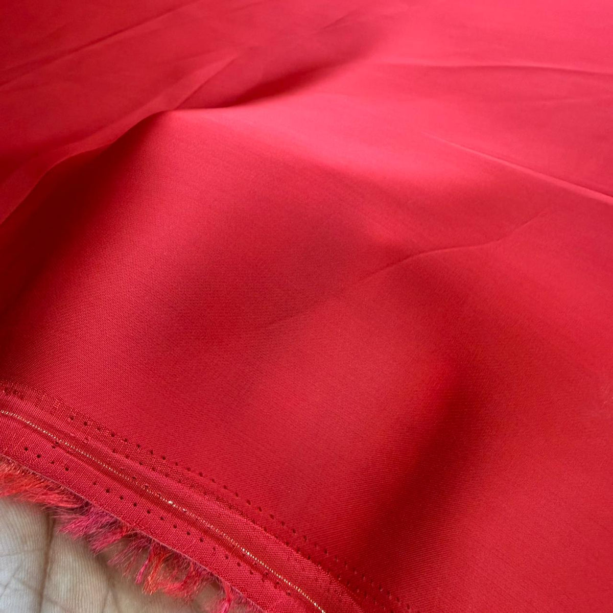 Ruby Red Organza Satin available in 44" width