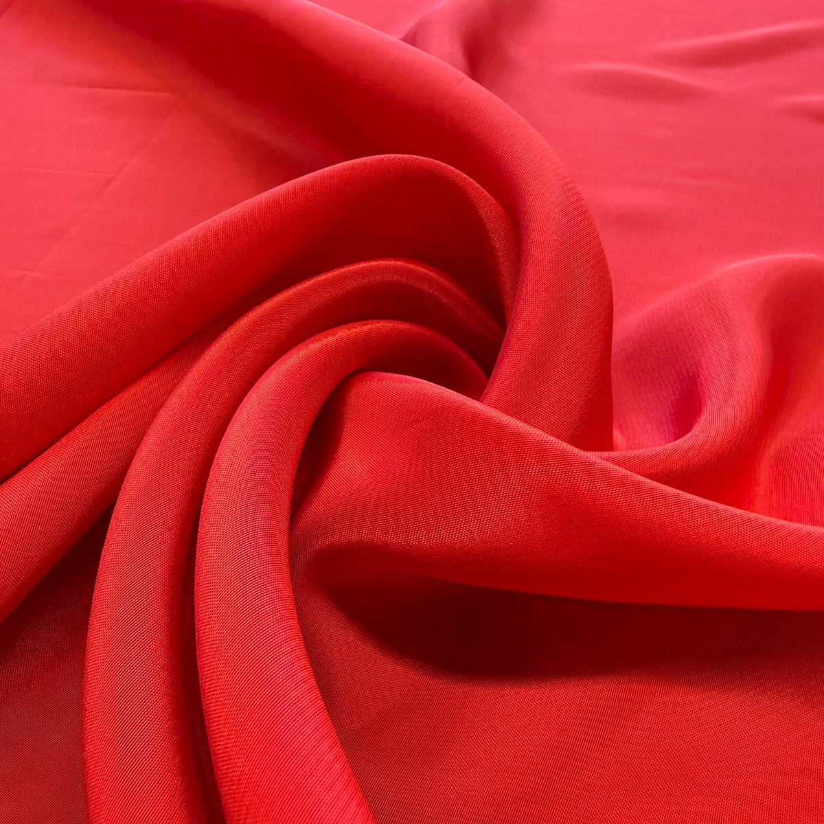 Ruby Red Crepe Silk available in 44" width