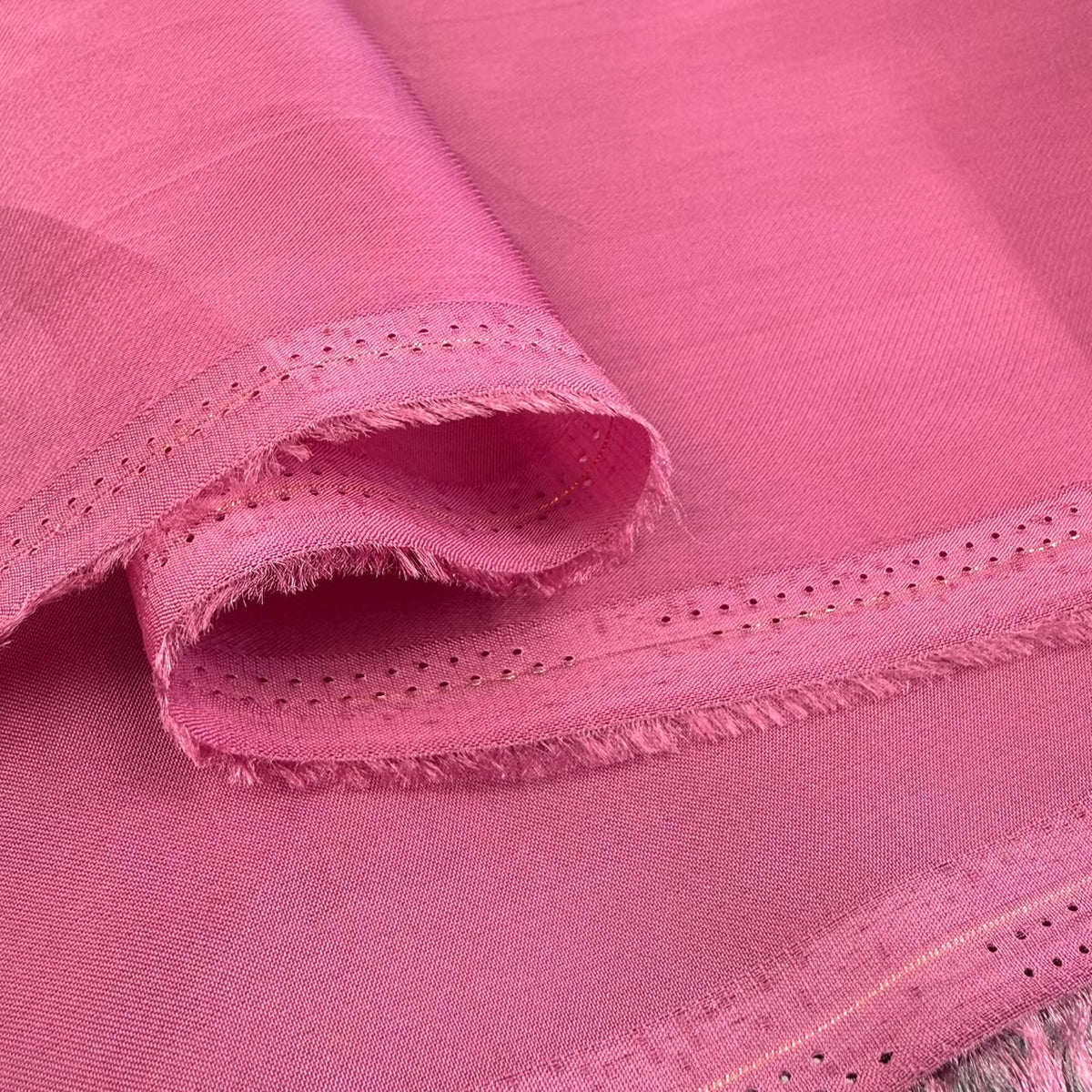Rose Pink Organza Satin available in 44" width