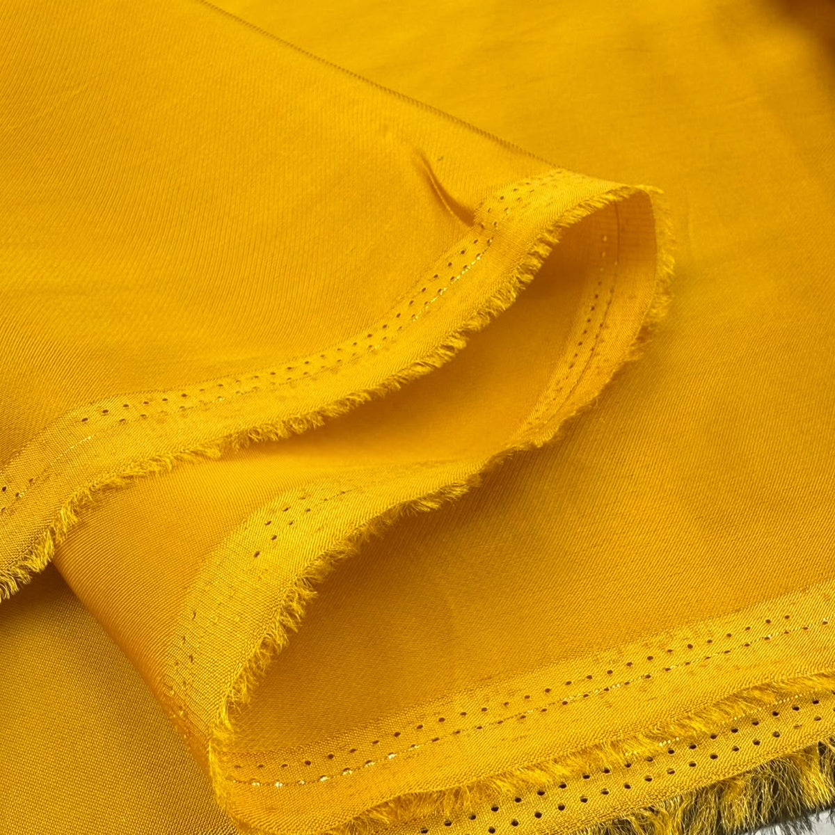 Marigold Yellow Organza Satin available in 44" width