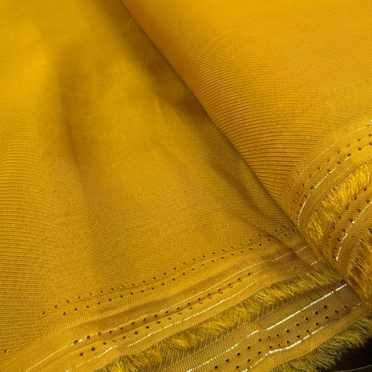 Golden Mustard Organza twill available in 44" width