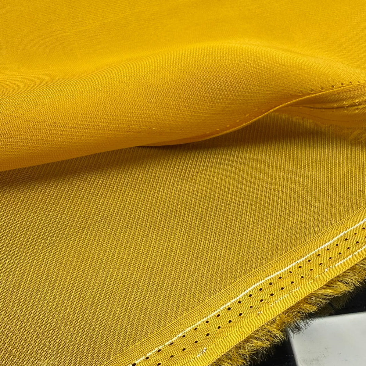 Golden Mustard Organza twill available in 44" width