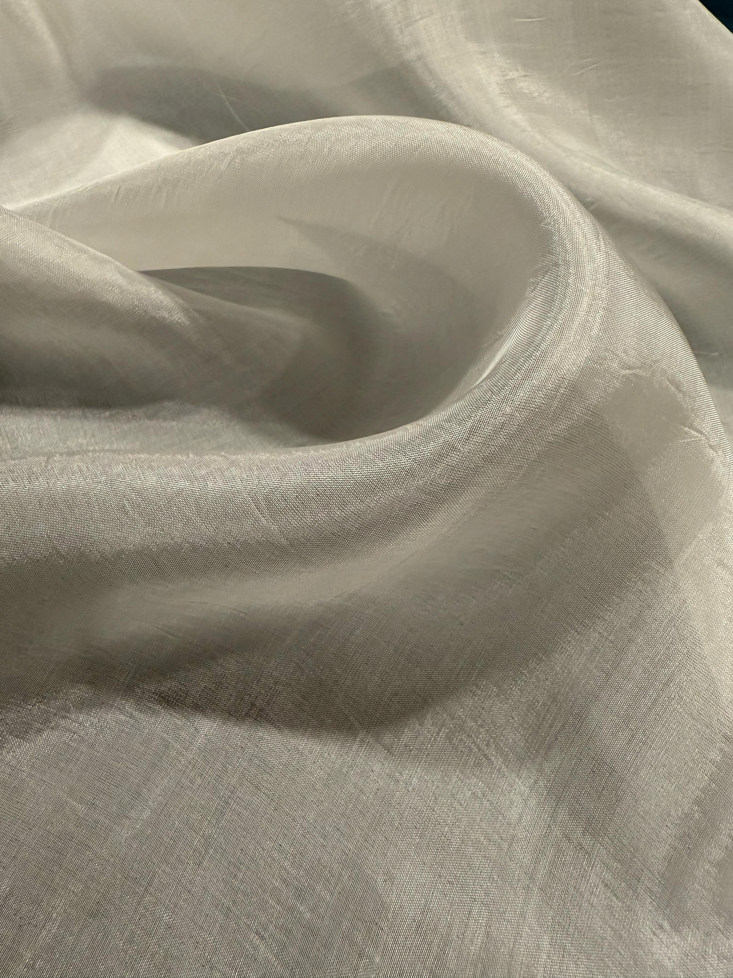 Dyeable Tussar silk  ( 44 Inches Width )
