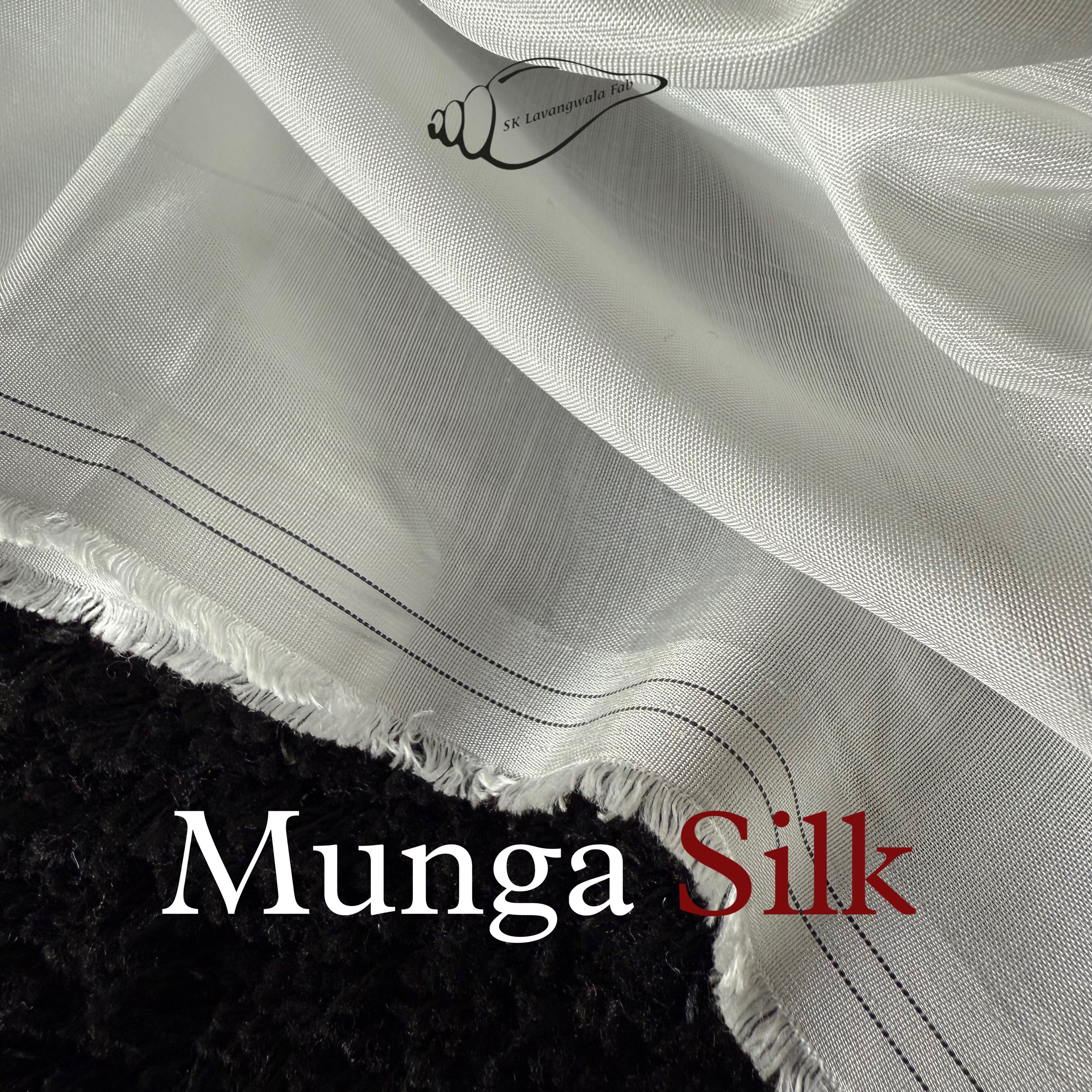 Dyeable Munga silk ( 44 Inches Width )