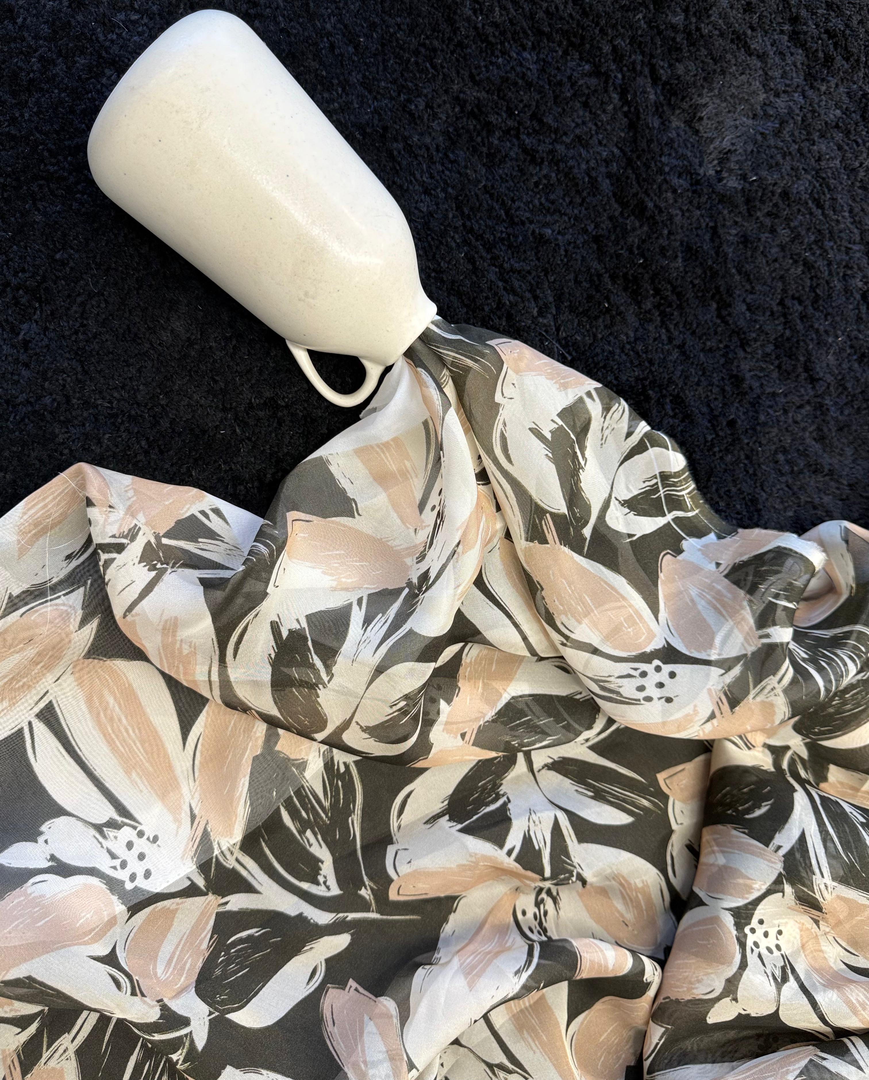 Printed  Organza  ( 44" Inches Width )