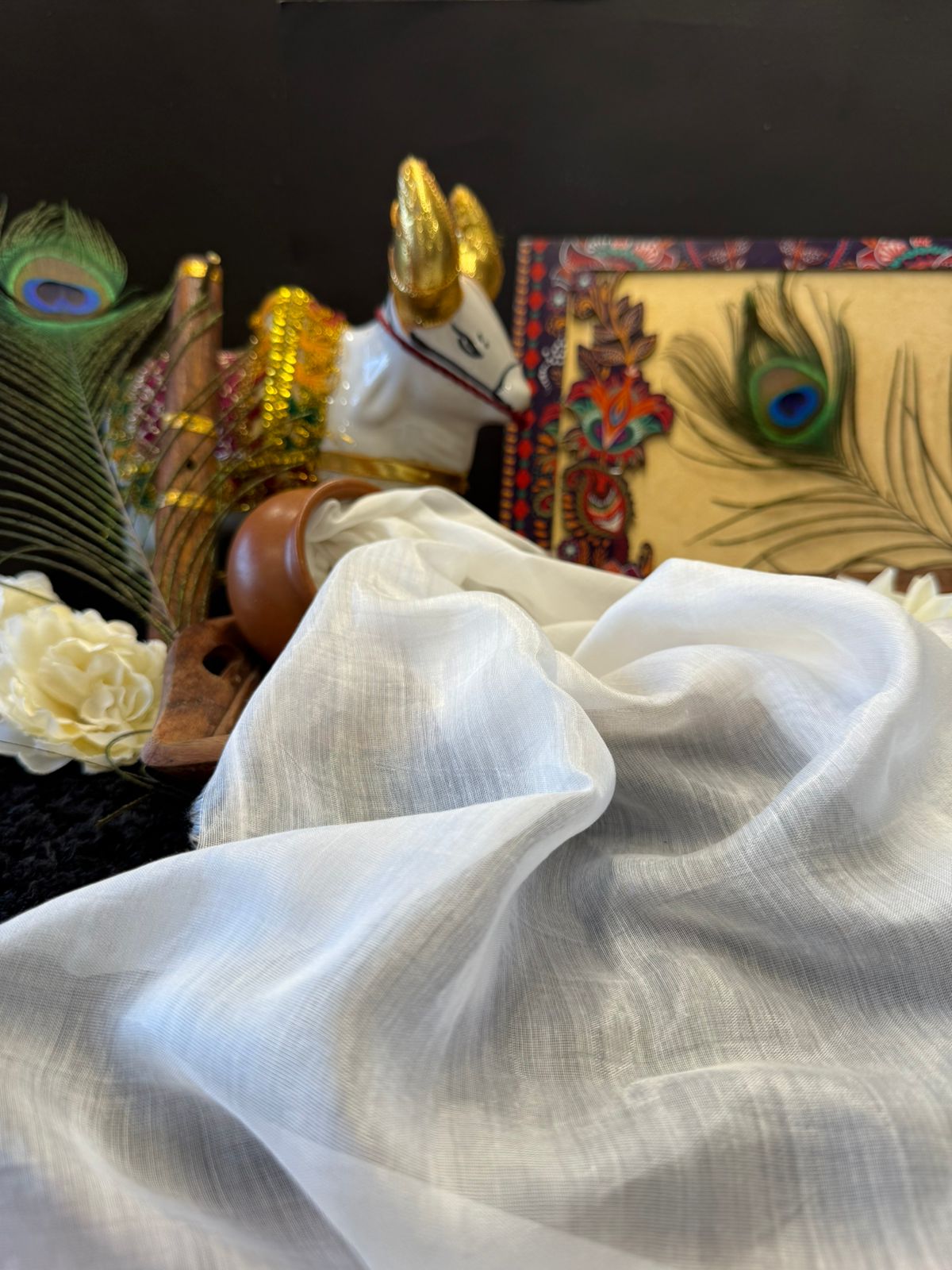 Mul Chanderi  Shine  ( 36 Inches Width )