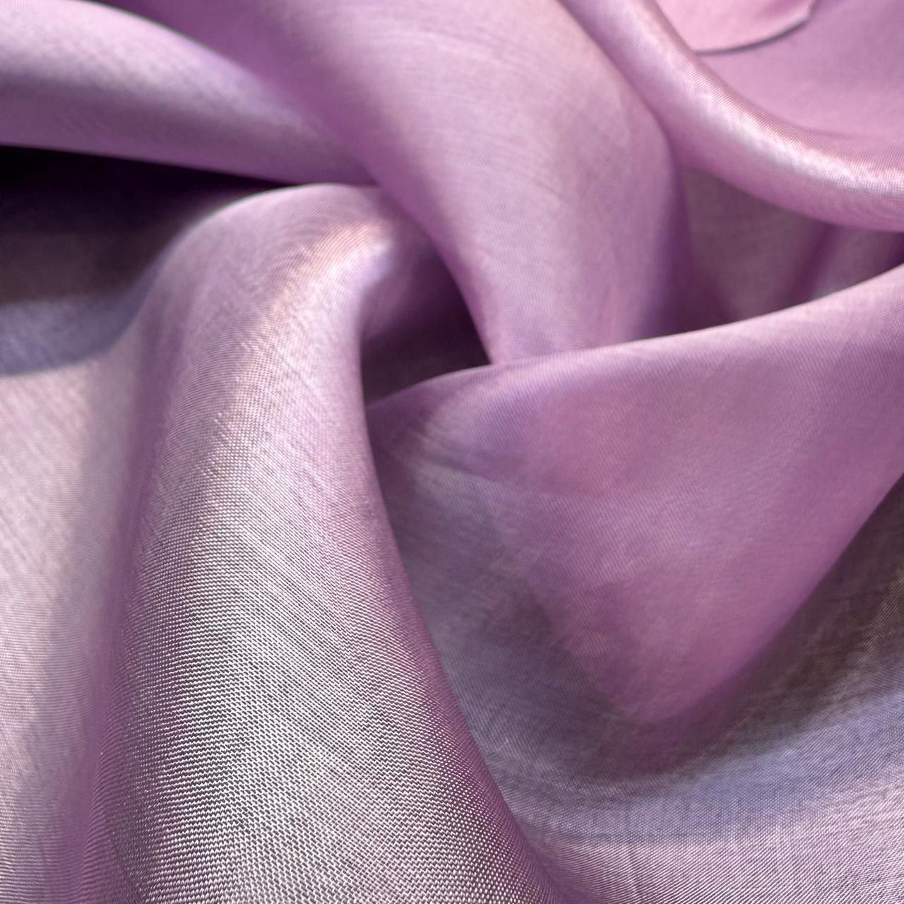 Dyed Lavender Pure Tussar available in 44 Inches Width