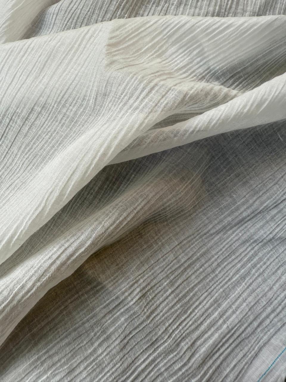 Dyeable Chanderi crush  ( 44 Inches Width )