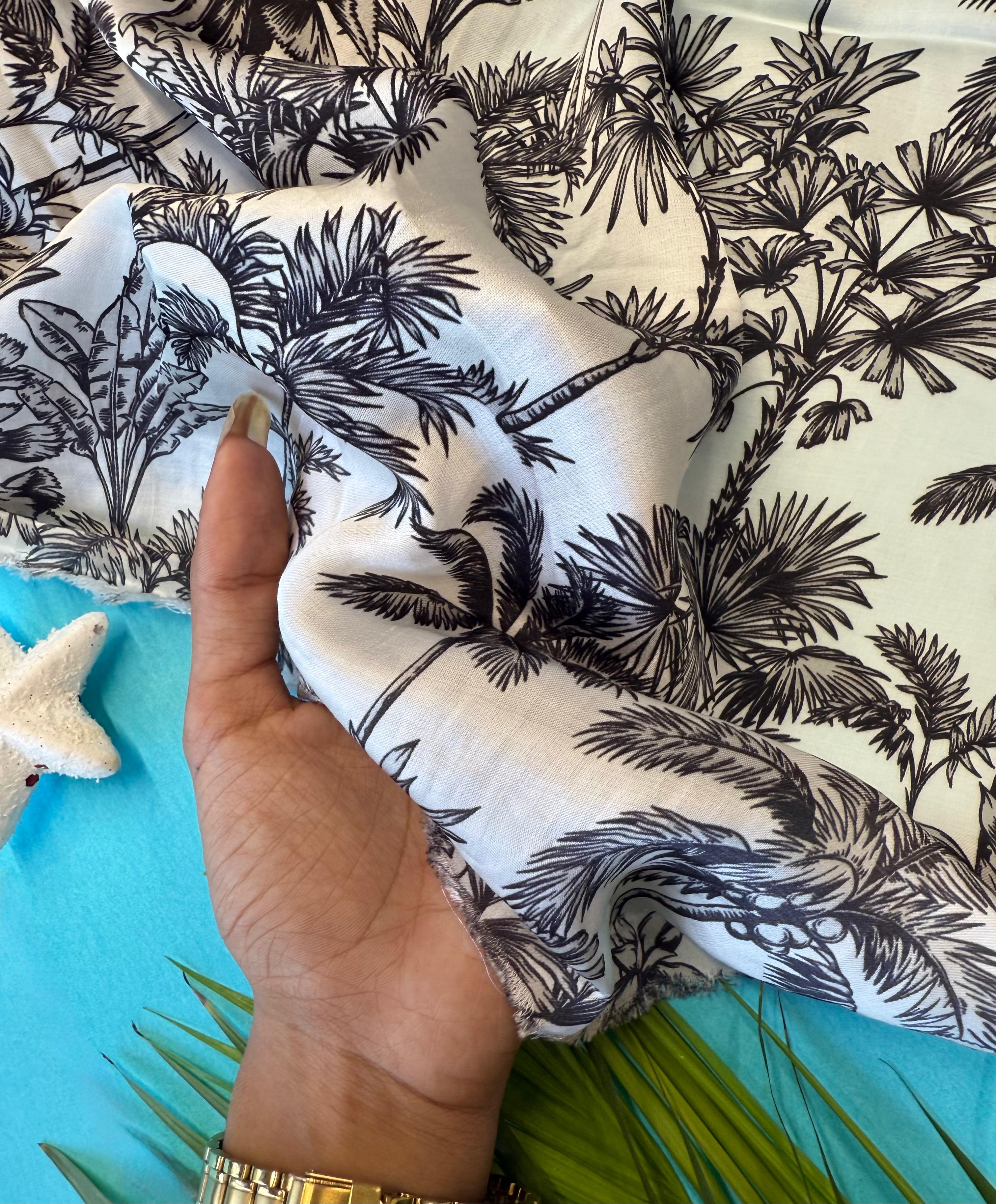 Printed  Viscose Modal Satin  ( 44" Inches Width )