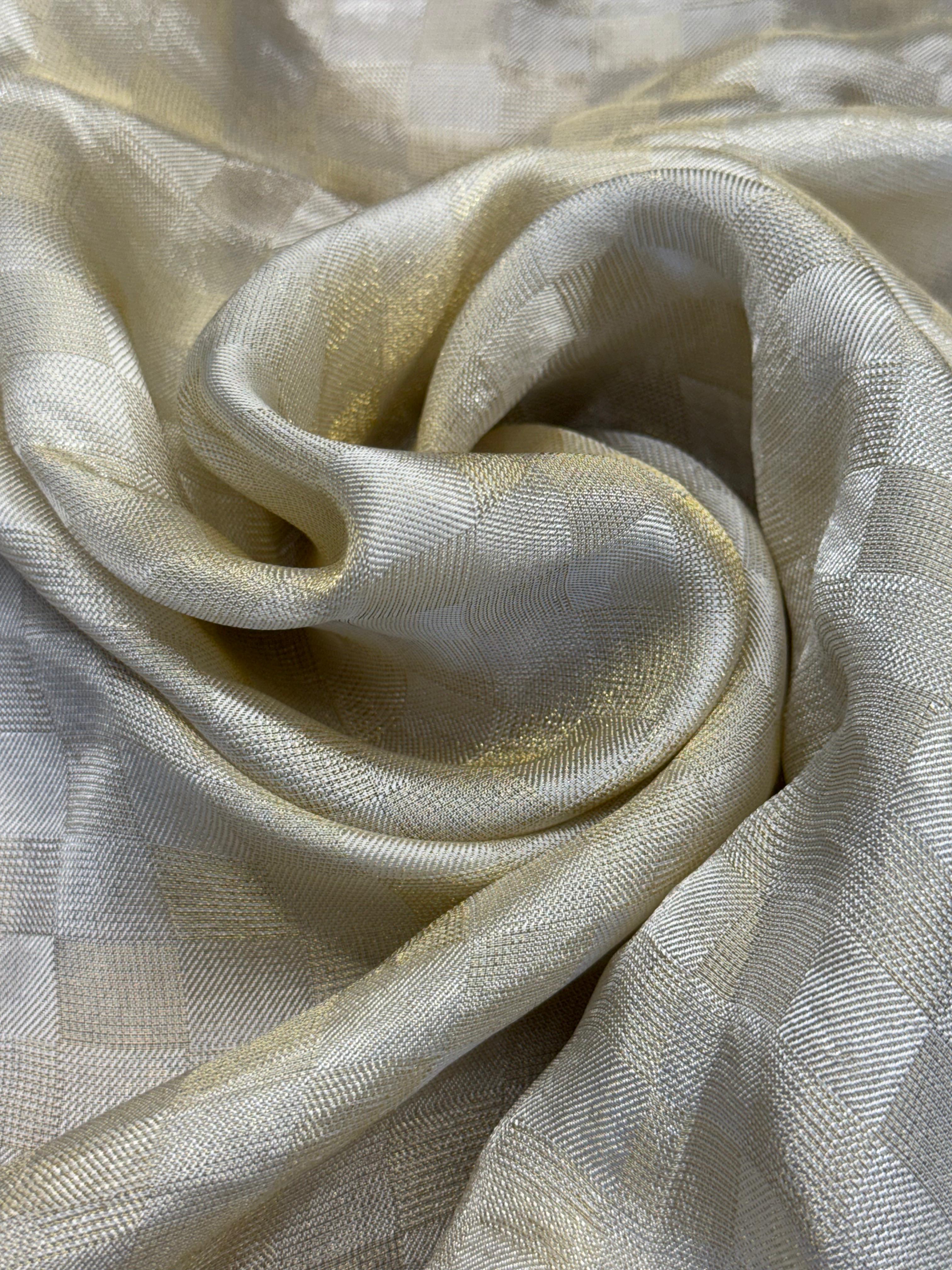 Dyeable  Navrang Checks ( 44 Inches Width )