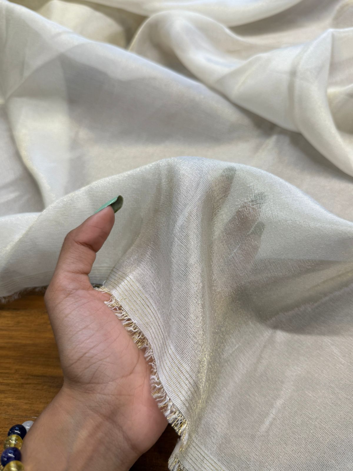 Dyeable Organza  Tissue  ( 44 Inches Width )
