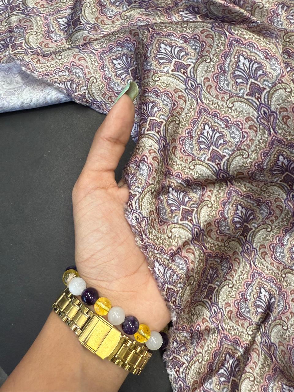 Printed Gajji Silk  ( 44" Inches Width )